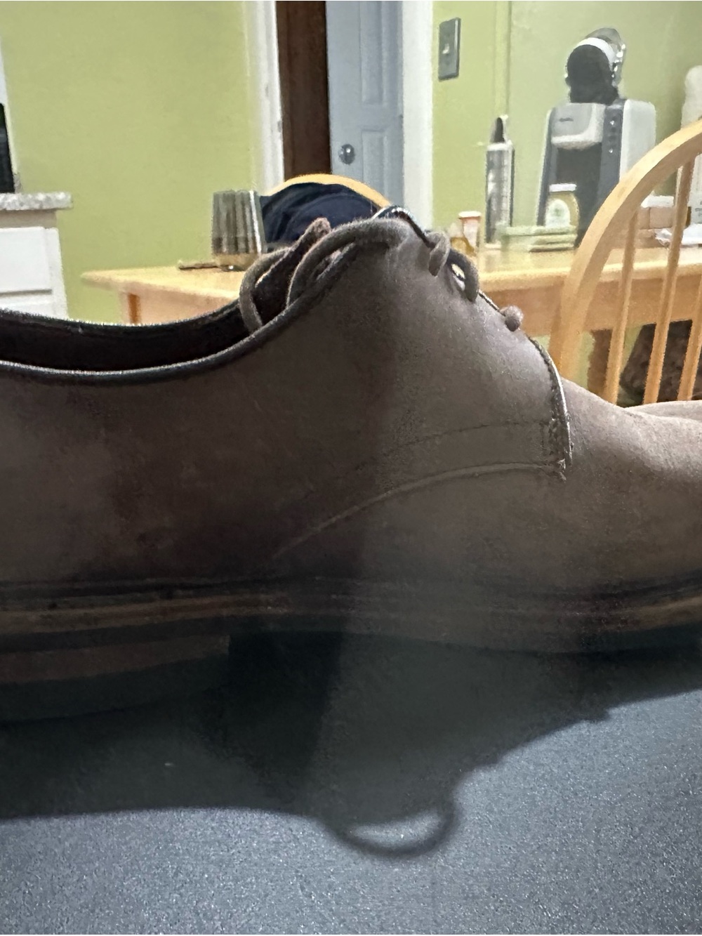 Allen Edmonds Brown Suede Oxfords - Picture 4 of 12